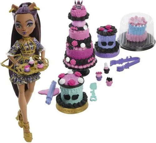 Monster High schaurig schöner Geburtstag Kuchen Set (JBG78) - Puppen, Set für einen unvergesslichen Monster High Geburtstag mit schaurig schönen Designs und tollen Accessoires.