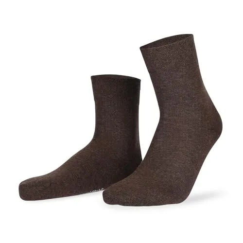 Hudson Herren Socken Relax Cotton weich Brownmel. 0763 43-46