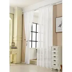 WOLTU Gardinen transparent 2er Set - Halbtransparente Vorhänge in Leinenoptik - Schiebevorhänge aus 100% Polyester, lichtdurchlässig und atmungsaktiv, ideal für Wohnzimmer, Schlafzimmer und mehr. Pflegeleicht und in 5 Farben erhältlich.