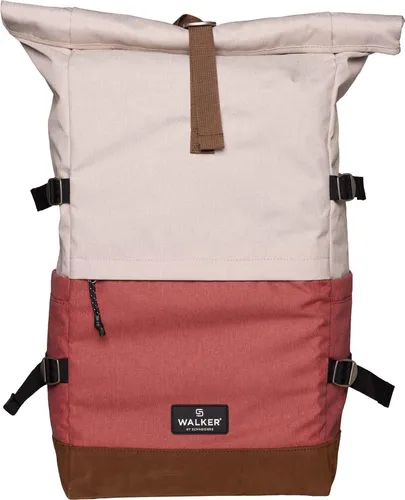 Walker Concept Roll Up Two Backpack - Bunter Laptoprucksack mit erweiterbarer Höhe - Praktischer Rucksack mit 23-30 l Volumen, wasserabweisend und durch Rollverschluss höhenverstellbar. Ideal für Freizeit, Schule oder Arbeit – sicherer Stauraum für Laptop und Wertsachen.