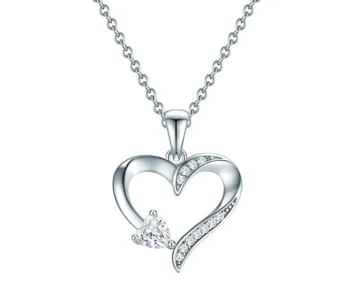 Rafaela Donata Silberkette Herz silber, aus Sterling Silber