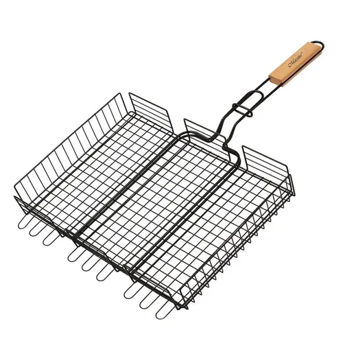 Grillrost Maestro Universal 25x30cm Holzgriff Teflon beschichtet MR-1002