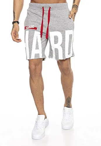 Redbridge Premium Shorts Trainingshose kurz Jogginghose Sporthose Grau M