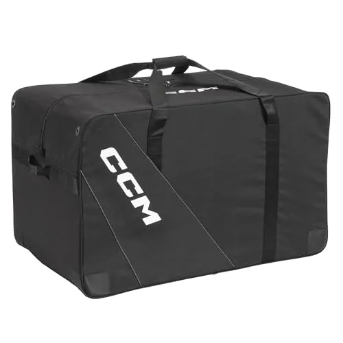 CCM B5 Core Carry Bag 37' – Schwarze Hockeytasche - Geräumige Hockeytasche mit 175 Litern Volumen, robustem YKK-Reißverschluss und praktischem Zubehörfach. Ideal für Spieler, die ihre Ausrüstung sicher und organisiert transportieren möchten.
