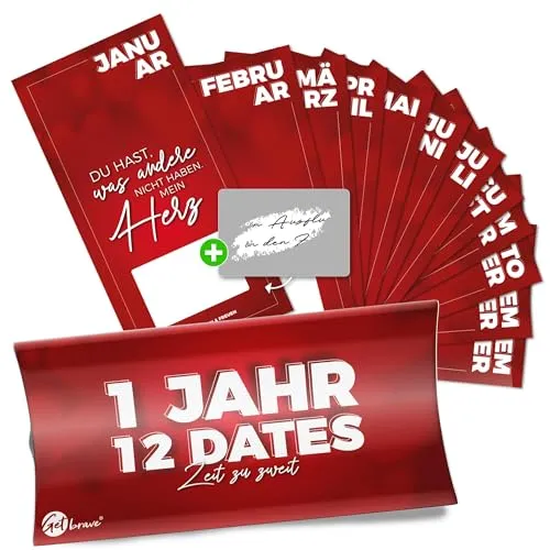 getbrave 1 Jahr, 12 Dates von getbrave