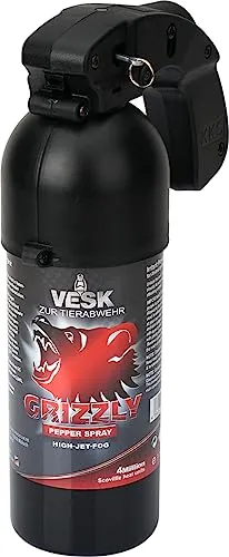 Pfefferspray Bärenverteidiger Tierabwehrspray Bärenabwehrspray Pfefferspray Breitstrahl Grizzly Made in Germany (750 ml)