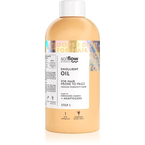 so!flow Medium Porosity Hair Emollient Oil hydratisierendes Öl gegen strapaziertes Haar 150 ml