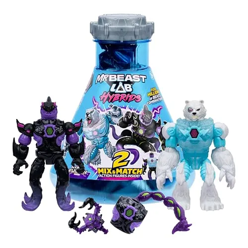 MrBeast Lab Hybrids Mehrfachpackung mit Actionfiguren