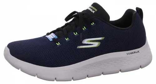 Skechers Go Walk Flex - Vespid 216507-NVLM, Herren Sneaker in Dunkelblau - Sonstige Sportschuhe mit atmungsaktivem Mesh-Obermaterial und Skechers Air-Cooled Goga Mat für ultimativen Komfort und Unterstützung, ideal für den ganzen Tag.