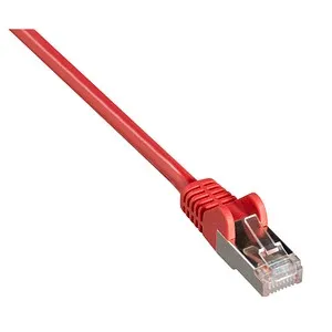 goobay RJ-45 Netzwerkkabel 5,0 m rot bis zu 1,00 Gbit/Sek. bis zu 100 MHz, 1 St.