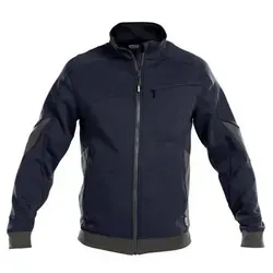 DASSY Velox Sweatshirt 300450 6847 NACHTBLAU/ANTHRAZITGRAU Gr. L - Robustes Sweatshirt für Arbeitsschutz, DASSY D-FLEX mit strapazierfähigen Ellbogen-Patches aus Nylon Cordura® für hohe Bewegungsfreiheit.