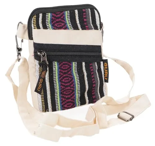 GURU SHOP Brustbeutel, Passporttasche, Mini Crossbody Bag