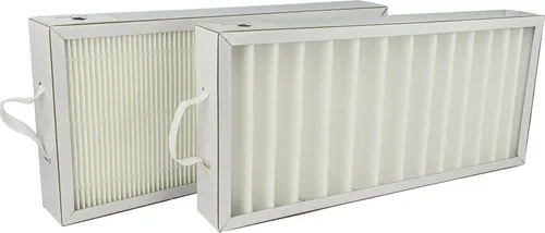 vhbw Filterset Ersatz für Pluggit APFG4F7-300 für Lüftungsgerät - Luftfilter G4 / F7 (2 Stück), 35 x 16 x 4,5 cm, Weiß