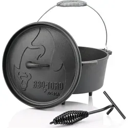 BBQ-Toro Dutch Oven Alpha Serie 3,1 Liter (DO45A) in schwarz von BBQ-Toro