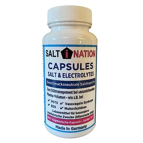 SALTINATION 100 Salz- und Elektrolytkapseln mit Natrium und Kalium zur bilanzierten Diät