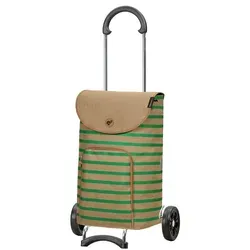 Andersen Scala Shopper - Faltbarer Einkaufstrolley in Gelb, Braun, Grün oder Rot - Einkaufsshopper mit klappbarem Griff, leicht abnehmbaren Rädern und wasserabweisender Tasche. Ideal als praktischer Fahrradanhänger für vielseitige Einsätze!