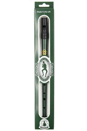Clarke Blockflöte D Tin Whistle Grün - Keltische Tin Whistle in D-Stimmung, ideal für Einsteiger und Musikliebhaber. Robuste Bauweise und ansprechendes Design in Grün.