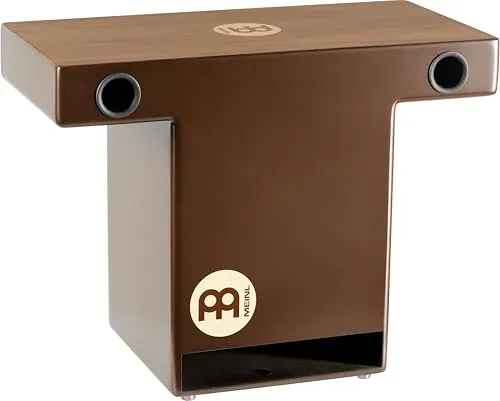 Meinl Percussion Turbo Slaptop Cajon - rückenschonende Trommelkiste mit Snare - Percussion – Kompakte Sitztrommel mit zwei Klangbereichen für Bass und Snare, ideal für aufrechte Spielposition und vielseitigen Einsatz in Live- oder Studioumgebungen.