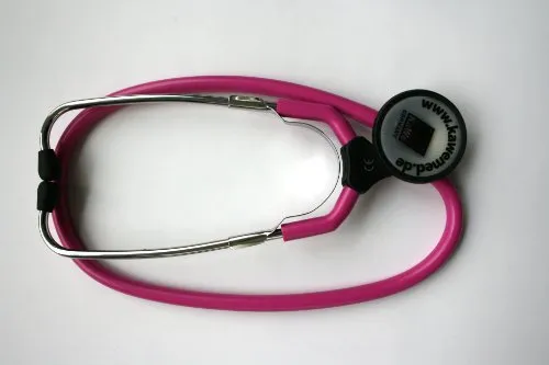 Colorscop-Stethoskop Duo 55cm pink, Stethoskope, Otoskope von KIRCHNER & WILHELM GmbH + Co. KG