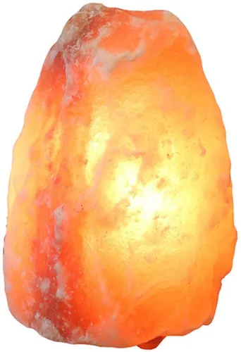 HIMALAYA SALT DREAMS Salzkristall-Tischlampe Rock - Salzkristalllampe, handgefertigt und einzigartig, sorgt für warmes Licht und eine entspannende Atmosphäre in Ihrem Zuhause.