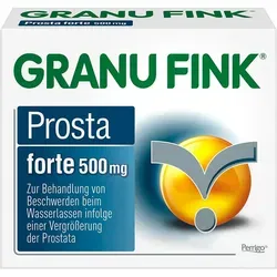 GRANU FINK Prosta forte 500 mg - 80 Hartkapseln, rezeptfrei und unterstützt die Prostatagesundheit