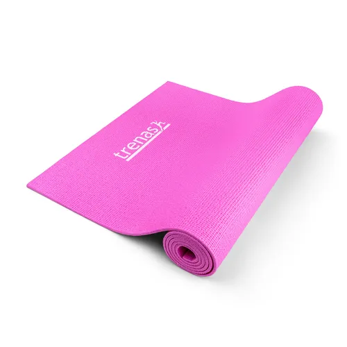 Gymnastik Matte Basic trenas - Fitness - Yoga - Pilates - 173 x 60 cm - Pink