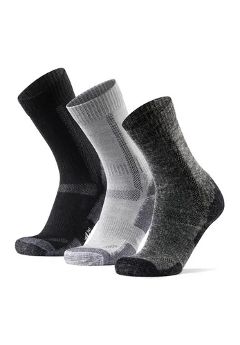 DANISH ENDURANCE Basicsocken Hiking Classic (3-Paar) - Sportsocken für Herren, Damen & Kinder, perfekt für lange Wanderungen mit Anti-Blasen-Technologie für maximalen Komfort.