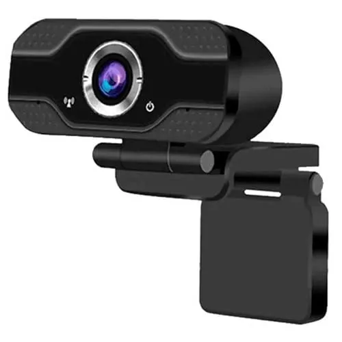 Denver WEC-3110 Webcam - Webcam mit 2MP CMOS Sensor und Full HD (1920x1080) Auflösung für gestochen scharfe Videokonferenzen. Ideal für Zoom, Skype und Teams – inklusive integriertem Mikrofon und einfacher USB-Montage.