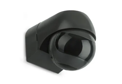 SEBSON Bewegungsmelder Infrarot Sensor Außen IP44 Aufputz Wand - Reichweite 12m 180° Winkel, (1-St), Wandmontage, schwenkbar, programmierbar, LED geeignet 600W, 3 Draht