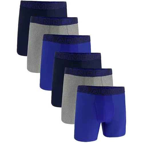 UNDER ARMOUR Herren Boxershorts, 6er Pack - Performance Tech Boxer Briefs - Praktisches 6er Pack von UNDER ARMOUR. Diese leichten und atmungsaktiven Boxershorts bieten dank der 4-Way-Stretch-Technologie optimale Bewegungsfreiheit. Ideal für aktiven Sport und täglichen Komfort.
