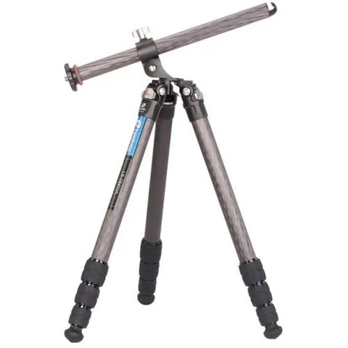 LEOFOTO Carbon-Dreibeinstativ LS-284CVL Ranger - 10-Lagen Carbon, schwenkbare Mittelsäule und einfache Längeneinstellung mit einer Hand, 10 Jahre Garantie