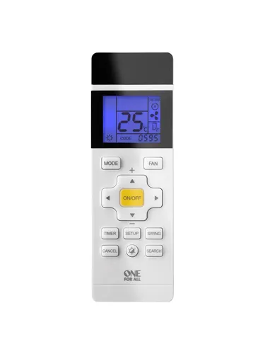 Universal Electronics URC 1035 Fernbedienung - Universal A/C Fernbedienung - Unterstützt hunderte von Klimaanlagenmarken, bietet 5 Modi: Auto, Kühlen, Trocknen, Ventilator und Heizen.