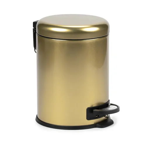 Badezimmer Mülleimer mit Pedal 5L | Kompaktes und Elegantes Design | Schließd...