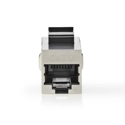 Nedis Netzwerkkoppler - CAT6a / CAT7 - Geschirmt - RJ45 Buchse - RJ45 Buchse - Gerade - Metall - Box