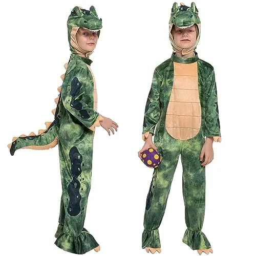 Spooktacular Creations Halloween Kind Grün T-Rex Kostüm, Kleinkind Unisex Realistische Dinosaurier Kostüm Set für Halloween