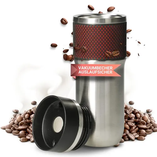 Thermobecher aus Edelstahl NEPTUN doppelwandiger Kaffeebecher to go 450 ml