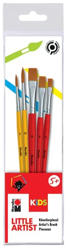 Marabu KiDS Künstlerpinsel Little Artist, 5er Set