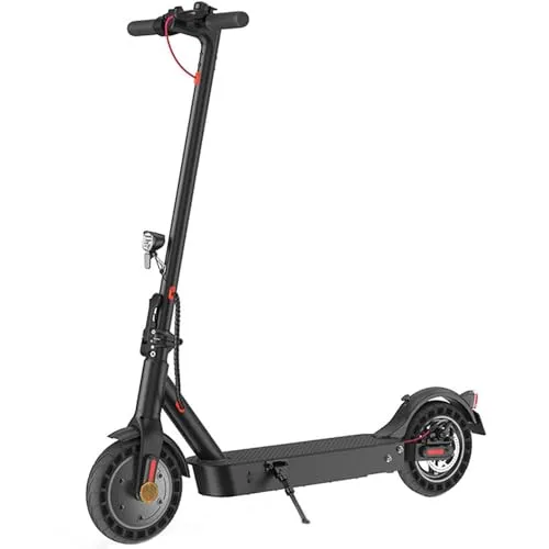 E Scooter mit Straßenzulassung, 40 km Reichweite, 10“ Wabenreifen Hochwertiger Federung, ABE Elektroroller, 20km/h, Duales Bremssystem Max Reifen Elektroroller für Erwachsene
