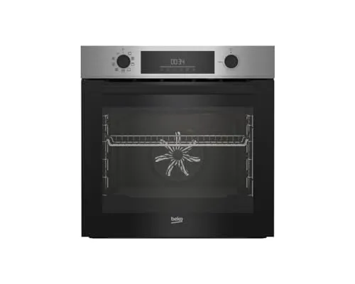 Eingebauter Pyrolyse-Umluftofen BEKO BBIM11300XMP Edelstahl Kalte Tür 72 l 59,4 cm