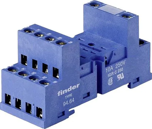 Finder 94.64 Relaissockel (L x B x H) 28 x 27 x 71mm 1St.