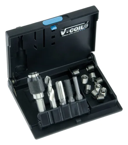 V-Coil Gewinde-Reparatur-Satz Rapid M8 x 1,25 - 1D - 4312 - Gewinde-Reparatur-Werkzeuge, ideal zur schnellen und dauerhaften Reparatur beschädigter Gewinde, sorgt für hohe Stabilität und Langlebigkeit.