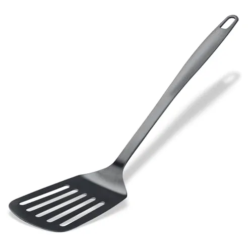 Stanley Rogers Pfannenwender aus rostfreiem Edelstahl – Schlitzwender in satinierter Optik – Spülmaschinenfestes Küchen Zubehör