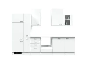 Flex-Well Küchenzeile ohne E-Geräte 310 cm L-310-2603-014 Wito