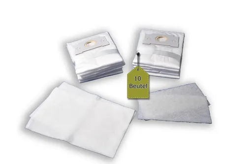 eVendix Staubsaugerbeutel 10 Staubsaugerbeutel kompatibel mit Omega Apart Premium, passend für Omega Apart Premium, 10 St.