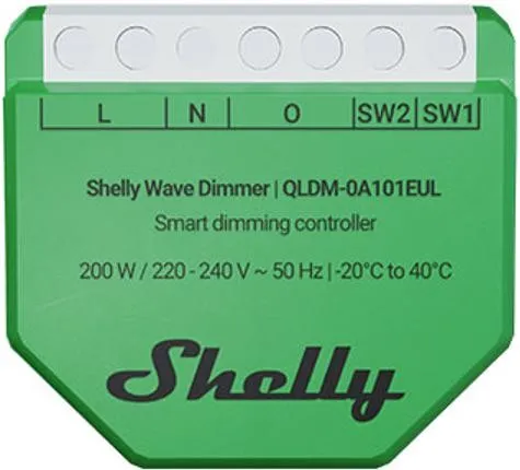 Shelly Wave Dimmer (2025) SHELLY 3800238071004 in grün von Shelly