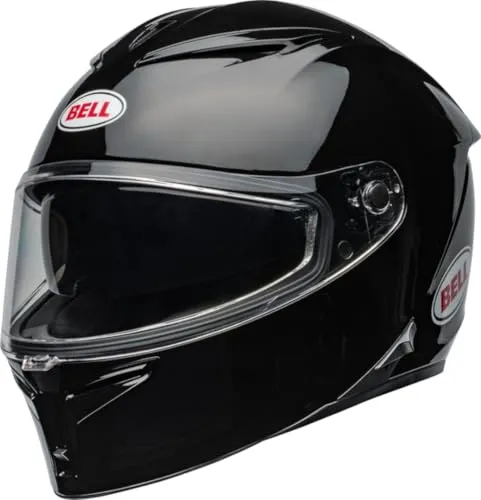Bell Lithium Integralhelm - Schwarz - L - Hochwertiger Motorradhelm mit leichter Polycarbonat-Schale, verbessertem Energiemanagement und integriertem Sonnenvisier für optimalen Komfort und Sicherheit.