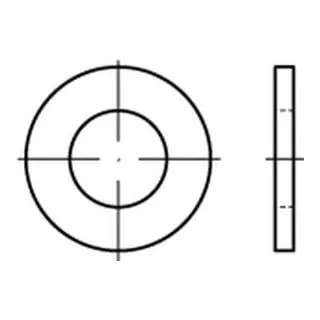 DIN 125 A 2 140 HV A 21 A 2 S, 200 Stück