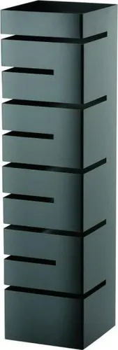 Produktbild Buffet-Ständer hoch, Einschübe winklig, 150x150x570 mm (BxTxH), schwarz