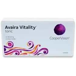 Produktbild Avaira Vitality Toric (6er Packung) Monatslinsen (2 dpt, Zyl. -1.25, Achse 130 & BC 8.5) mit UV-Schutz