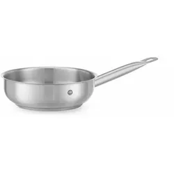 HENDI Sauteuse 1,6L ohne Deckel - Kochtöpfe, ideal für Gas-, Induktions- und Elektroherde, mit langem Edelstahlhohlgriff für optimale Handhabung und Geschirrspülmaschinengeeignet.